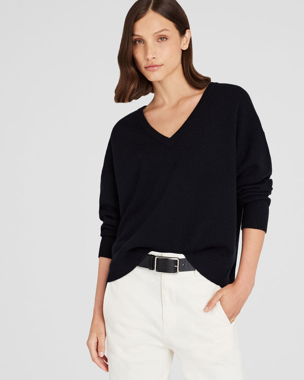 club monaco Cashmere V-Neck Sweater Black