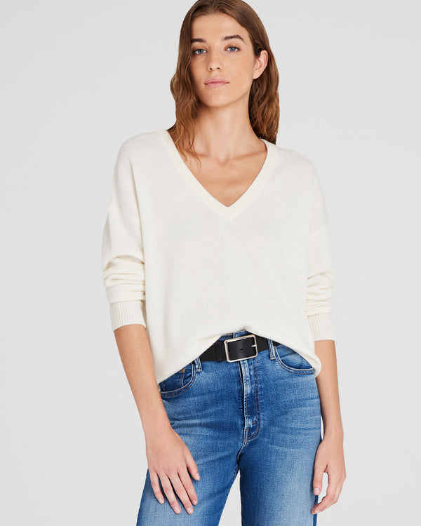 club monaco Cashmere V-Neck Sweater Ivory