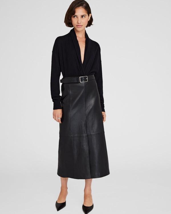 Club Monaco Cashmere Wrap Sweater Black