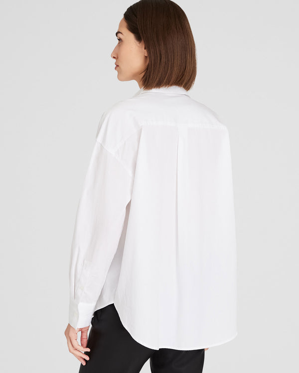 Club Monaco Classic Cotton Button-Down Shirt White