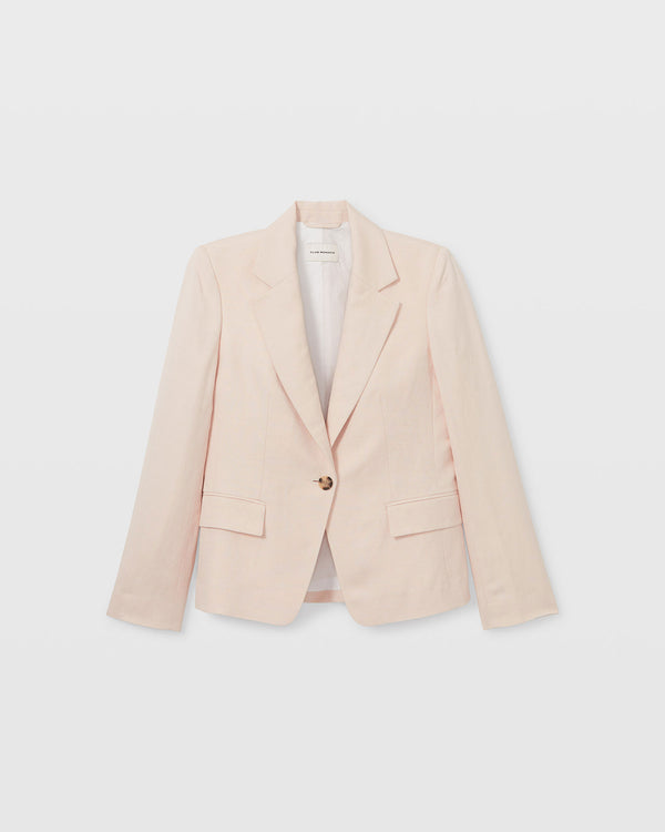 Club Monaco Classic Linen Blend Blazer White