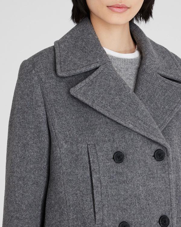 Club Monaco Classic Peacoat Medium Heather Grey
