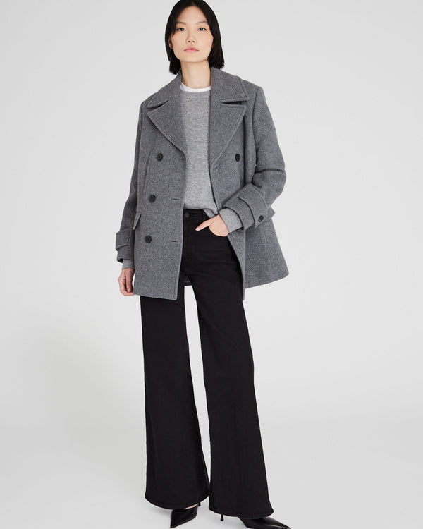 Club Monaco Classic Peacoat Medium Heather Grey