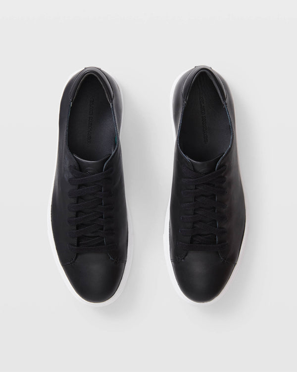 Club Monaco Club Monaco Leather Sneaker Black