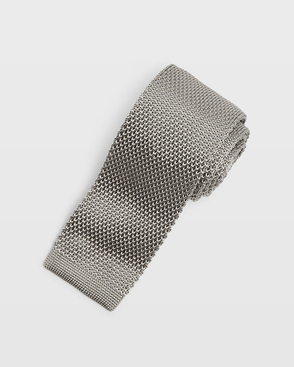 club monaco CM Solid Knit Tie Grey