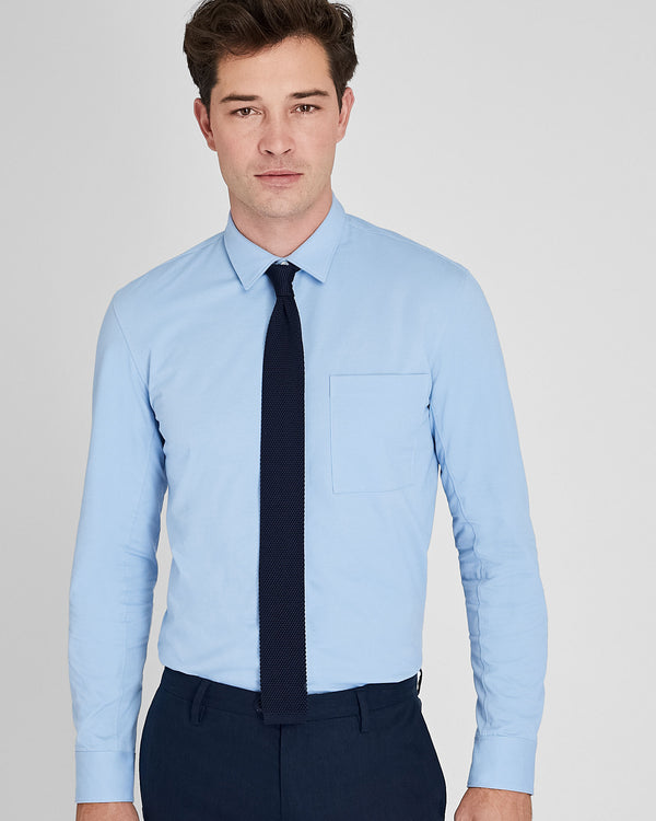 Club Monaco CM Solid Knit Tie Navy