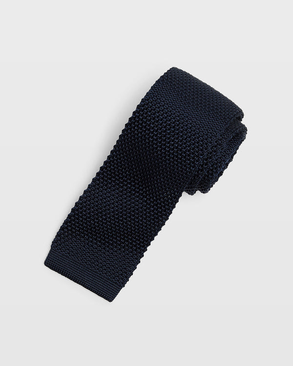 club monaco CM Solid Knit Tie Navy