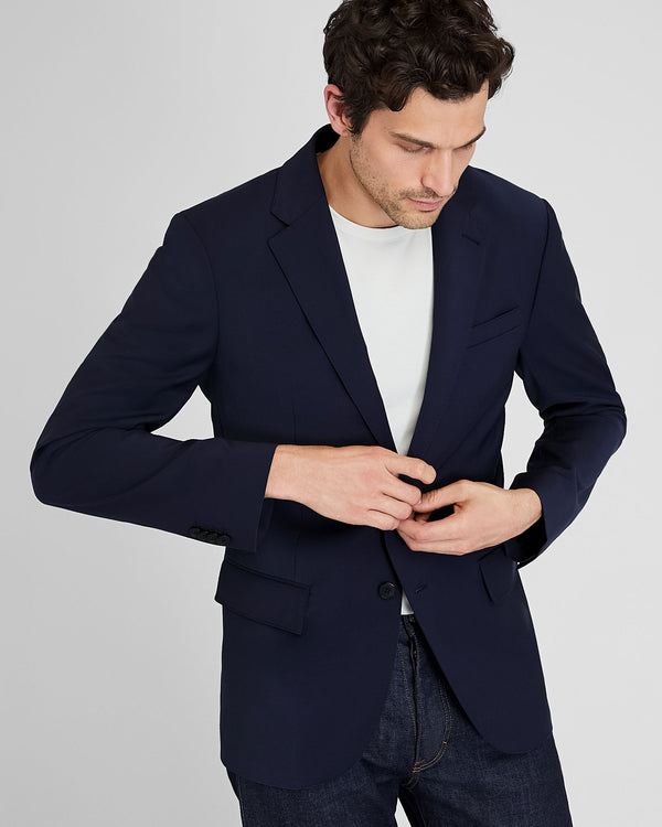 club monaco CM Travel Suit Blazer Navy