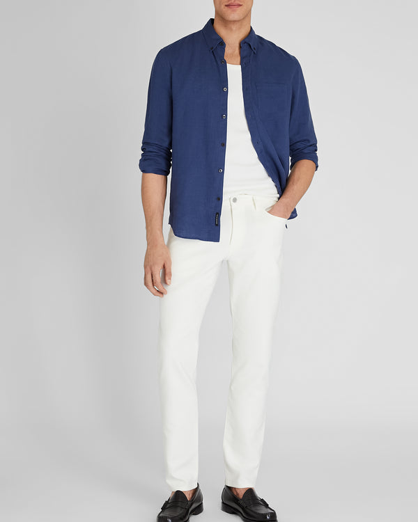 club monaco Connor 5-Pocket Pant Off White