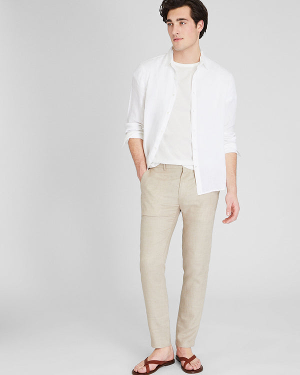 club monaco Connor Linen Pant Natural