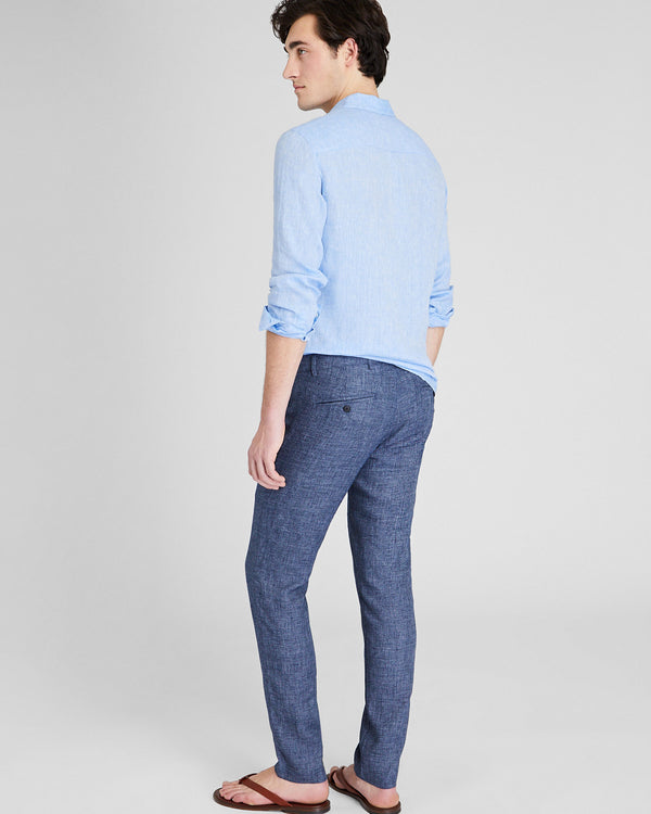 Club Monaco Connor Linen Pant Navy Base