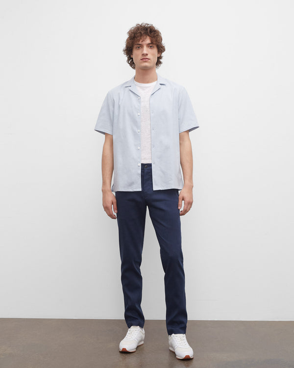 club monaco Connor Linen Pant Navy