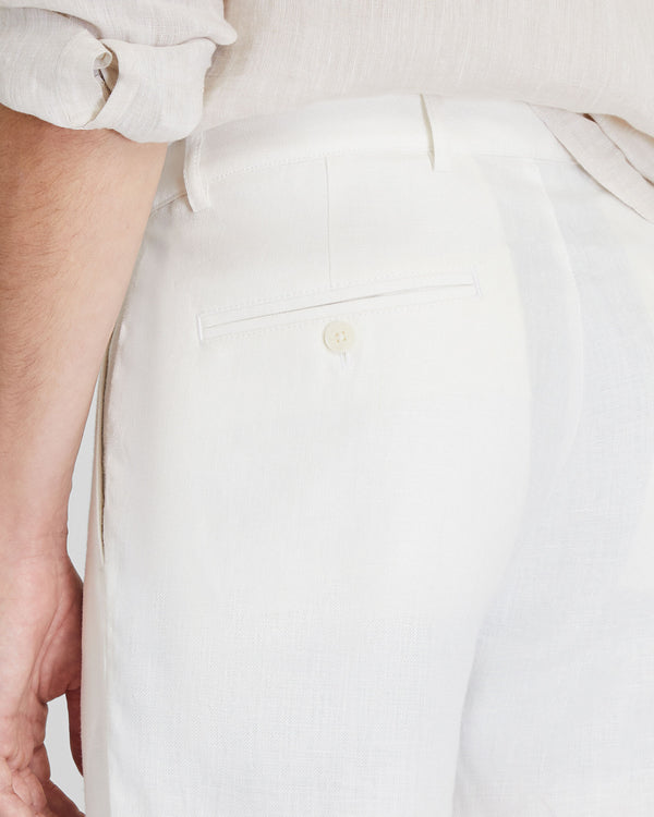Club Monaco Connor Linen Pant White