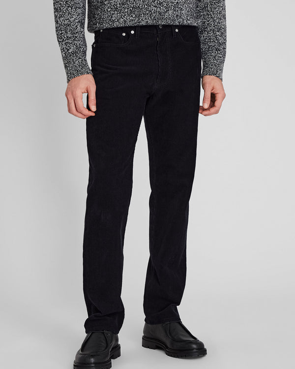 Club Monaco Corduroy 5-Pocket Straight Pant Black