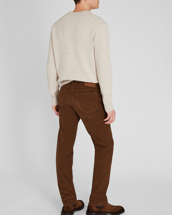 Club Monaco Corduroy 5-Pocket Straight Pant Tan