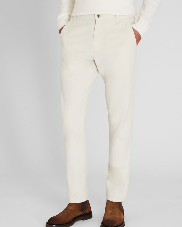 Club Monaco Cotton Linen Twill Pant Pale Grey