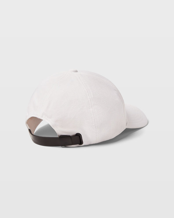 Club Monaco Crest Baseball Cap White Base