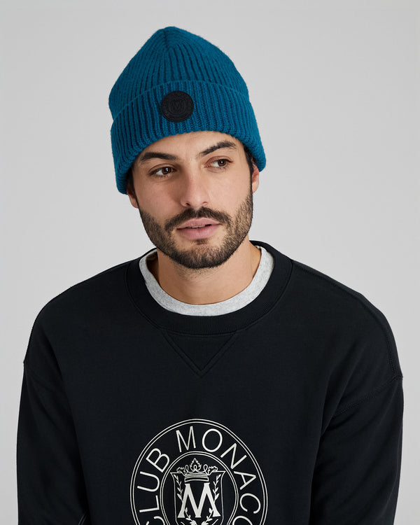 Club Monaco Crest Beanie Teal