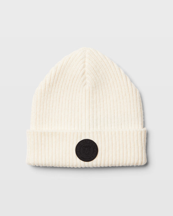 club monaco Crest Beanie White