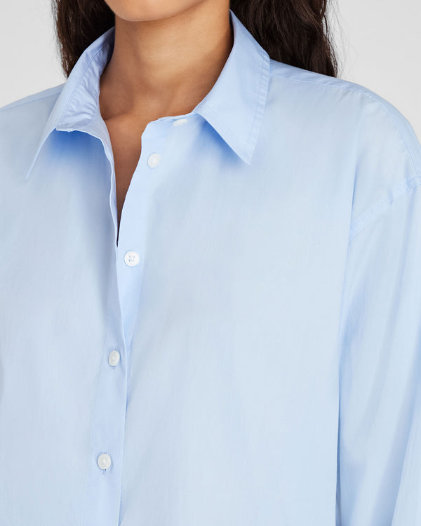 Club Monaco Crest Cotton Sleep Set Light Blue