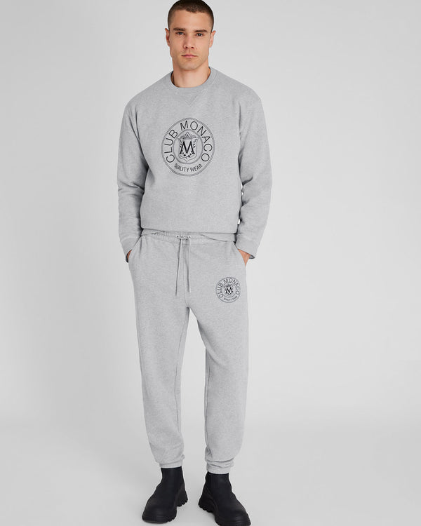 Club Monaco Crest Sweatpants Heather Grey
