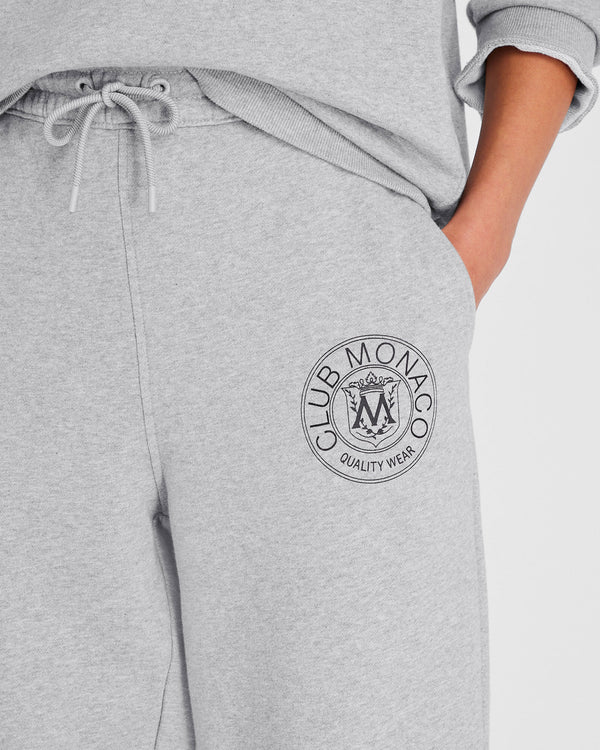 Club Monaco Crest Sweatpants Heather Grey