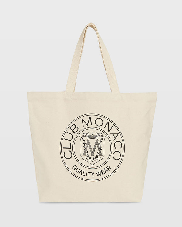 club monaco Crest Tote Natural