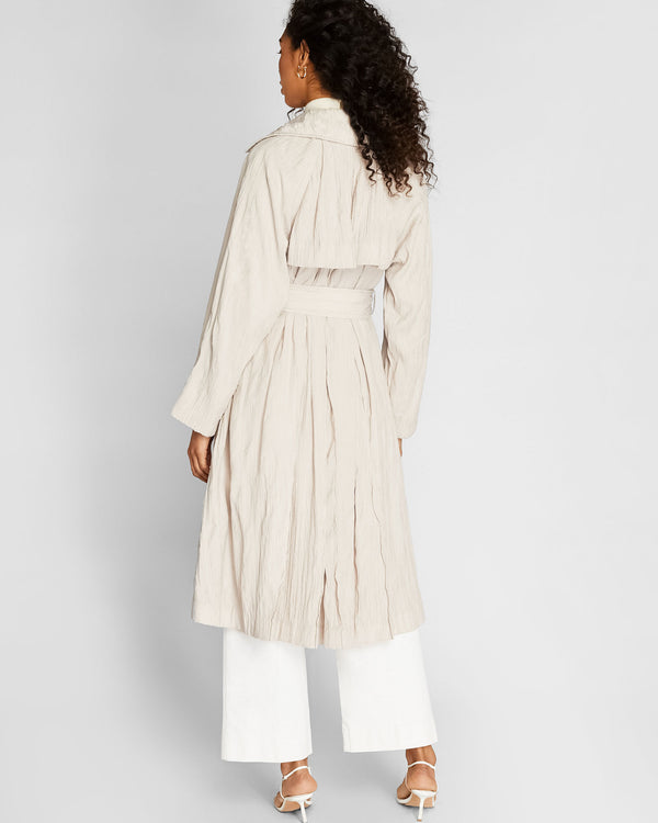 Club Monaco Crinkle Trench Dusty Mauve