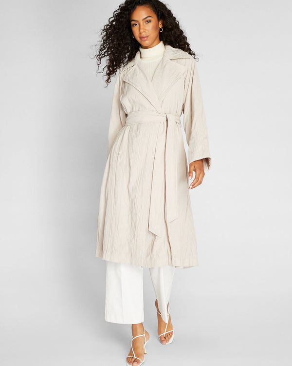 club monaco Crinkle Trench Dusty Mauve