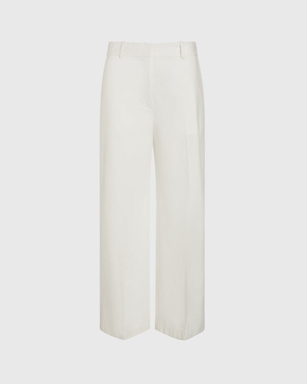 Club Monaco Cropped Chino Pant White