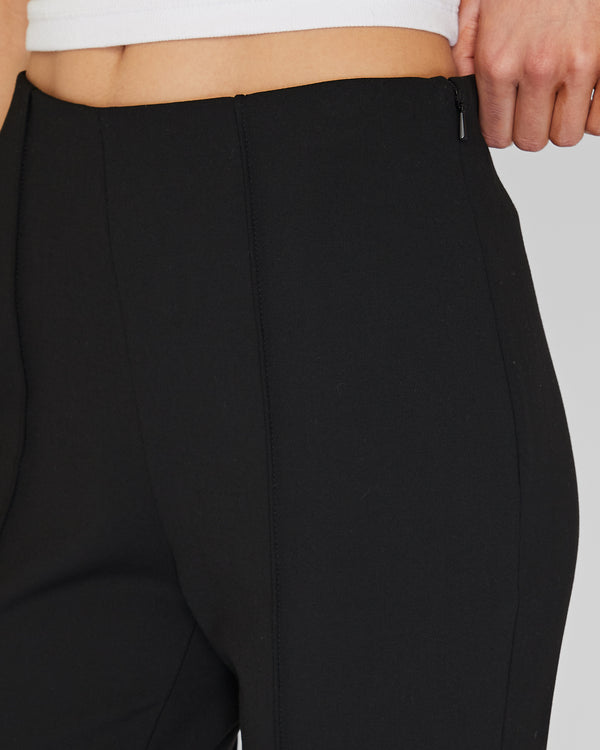 Club Monaco Cropped Compact Stretch Pant Black