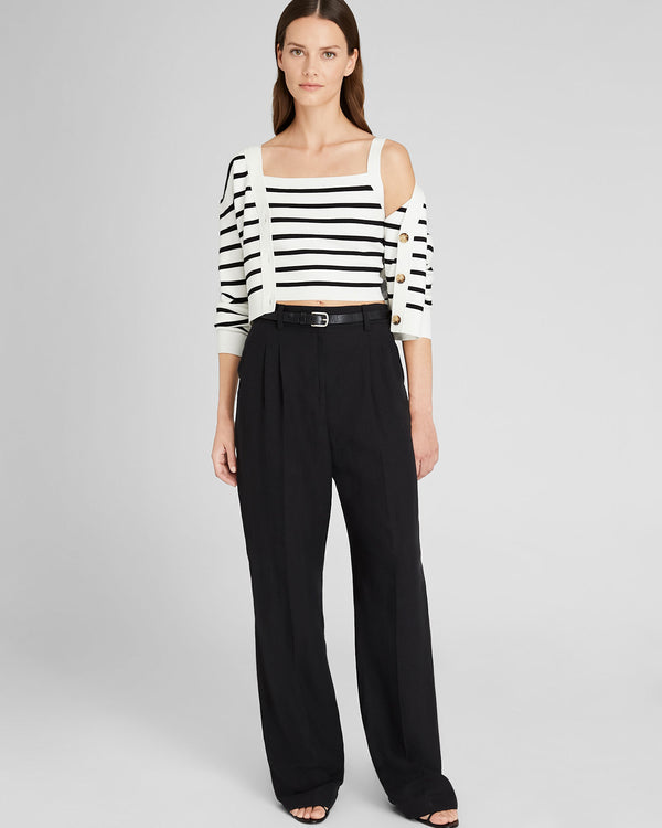 Club Monaco Cropped Sweater Tank White