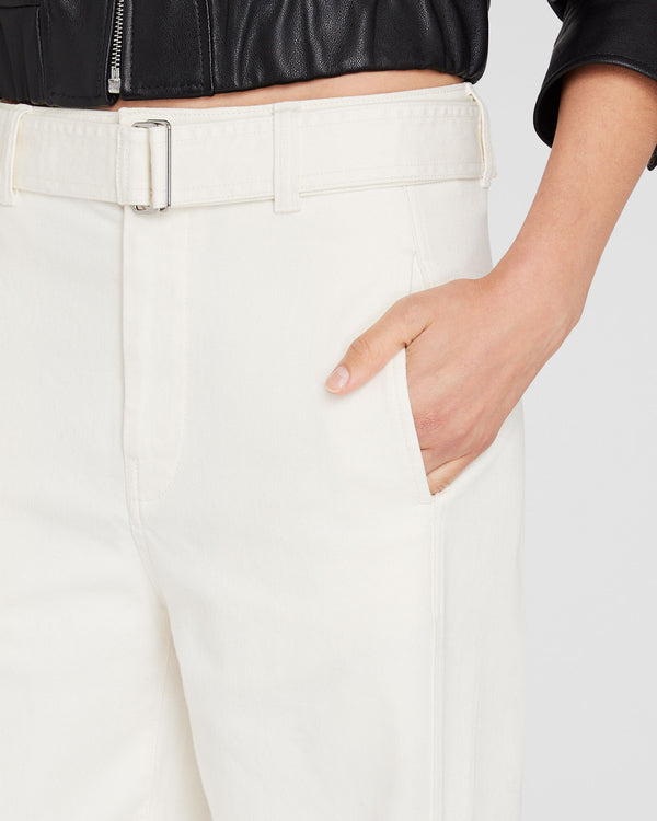 Club Monaco Curved Seam Utility Pant Off White