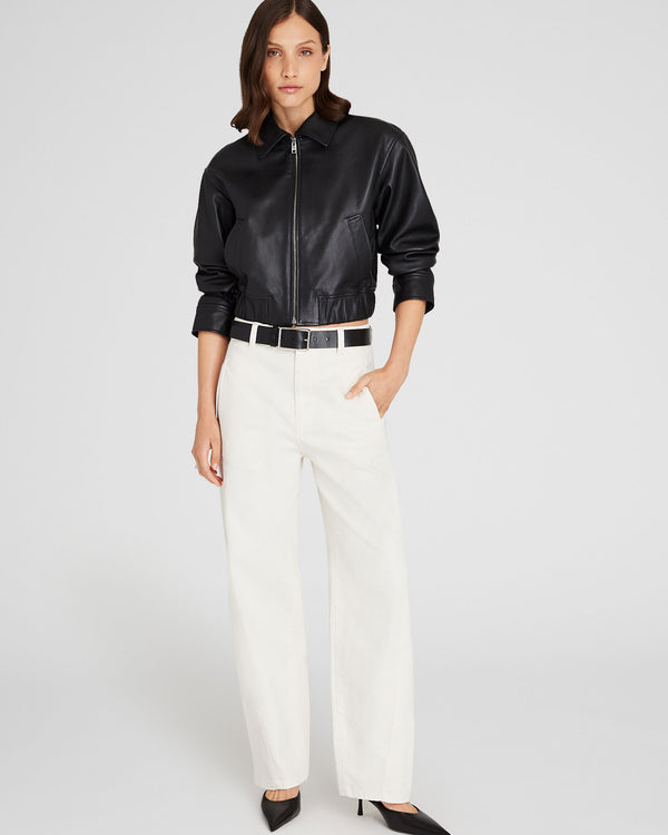 club monaco Curved Seam Utility Pant Off White