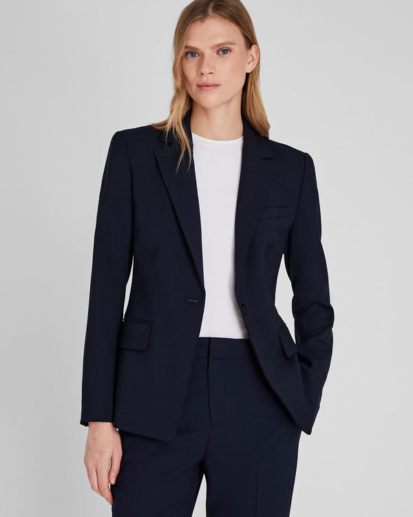 club monaco Cutaway Borrem Blazer Navy
