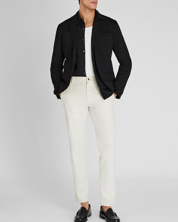 Club Monaco Deconstructed Pique Knit Blazer Black