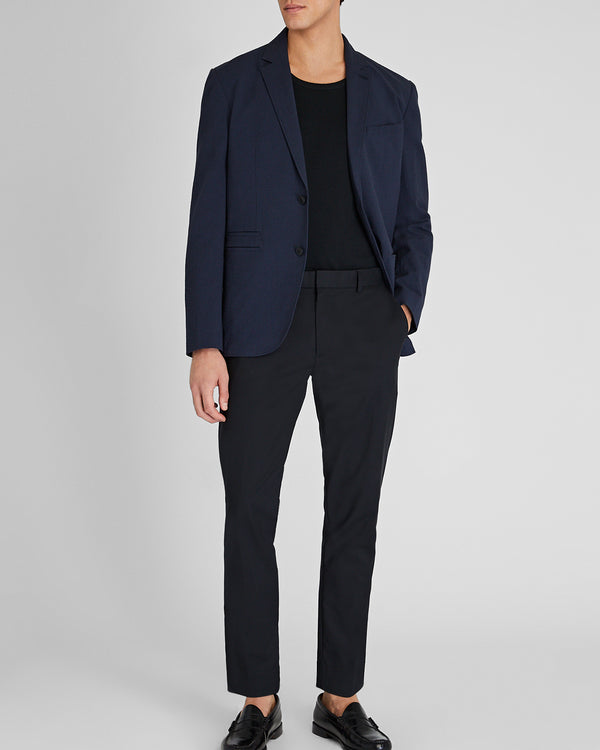 Club Monaco Deconstructed Seersucker Blazer Navy