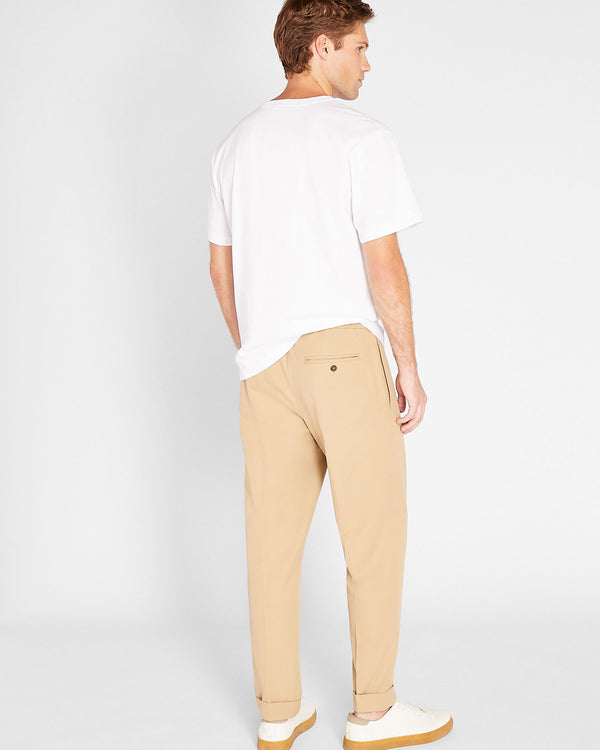 Club Monaco Elasticated Trouser Stripe - Ivory
