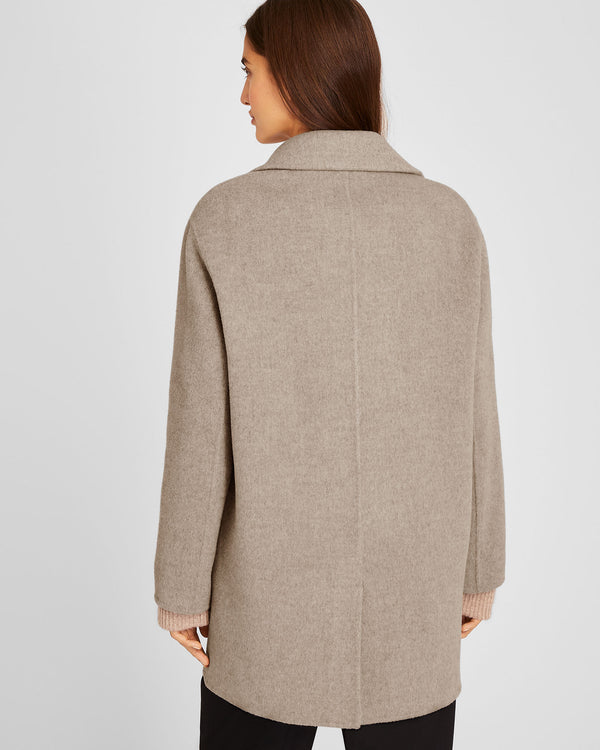 Club Monaco Faith Midi Coat Taupe