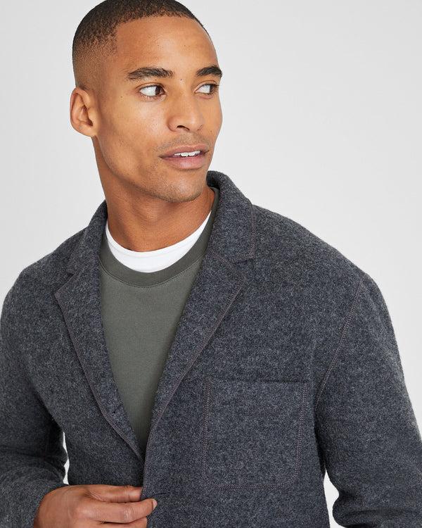 Club Monaco Felted Chore Coat Charcoal