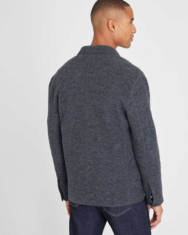 Club Monaco Felted Chore Coat Charcoal