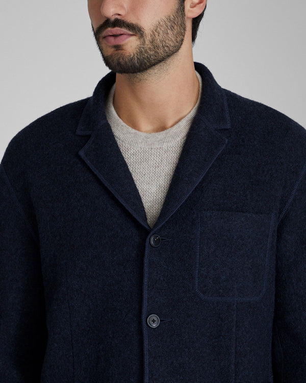 Club Monaco Felted Chore Coat Navy