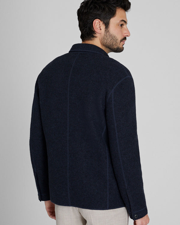 Club Monaco Felted Chore Coat Navy