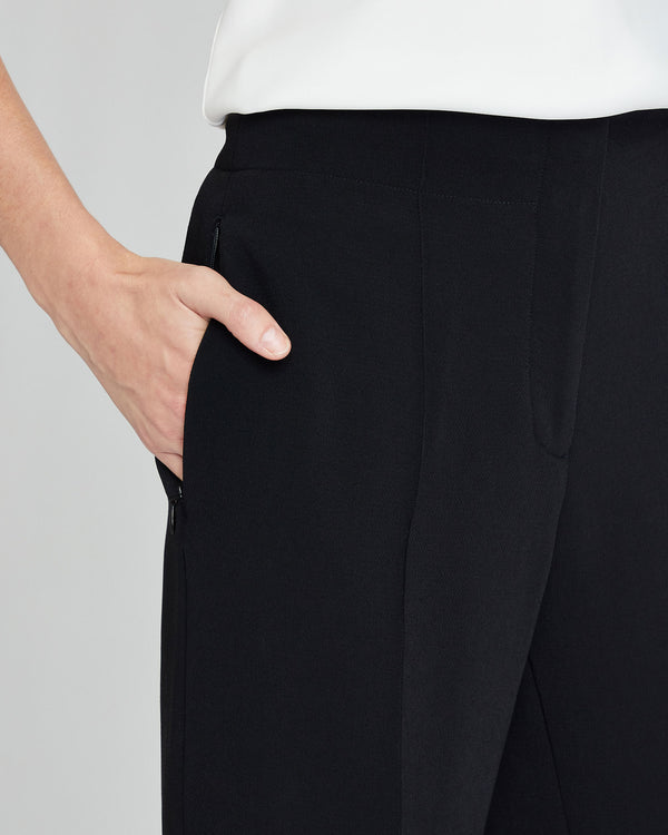 Club Monaco Fluid Crepe Trouser Black
