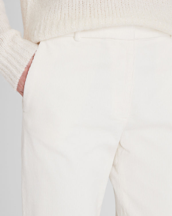 Club Monaco Full-Length Corduroy Trouser Off White