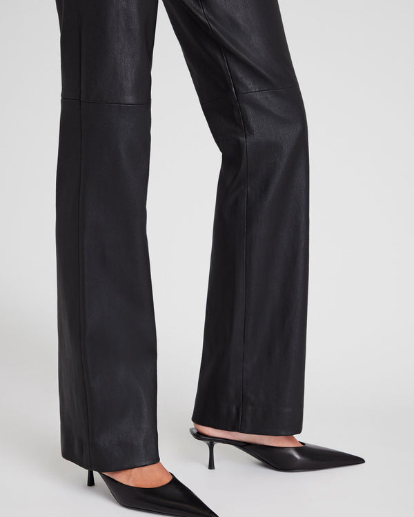 Club Monaco Full-Length Leather Pant Black