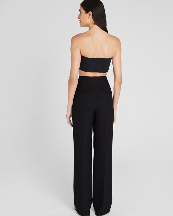 Club Monaco Full-Length Pintuck Trouser Black