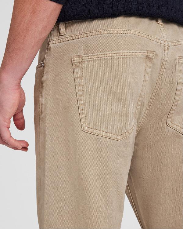 Club Monaco Garment-Dyed Slim-Straight Jeans Beige