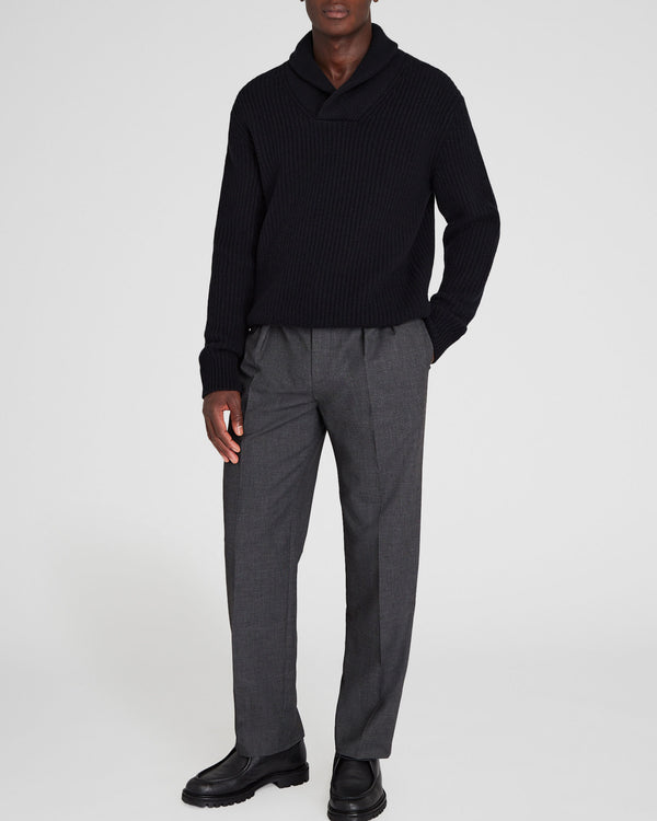 Club Monaco Half Cardi Cashmere Shawl Black