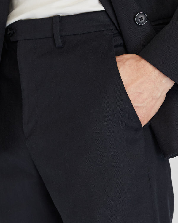 Club Monaco Herringbone Linen Suit Trouser Black